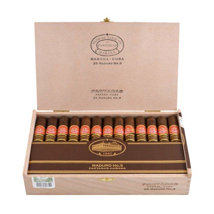 帕特加斯 马杜罗三号 雪茄, Partagás Maduro No.3 cigar, 帕特加斯马杜罗雪茄, Partagás Maduro cigar, 古巴马杜罗雪茄