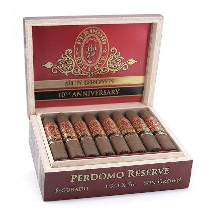 佩尔多莫 珍藏10周年 日晒 双尖鱼雷雪茄, Perdomo Reserve 10Th Anniversary Sun Grown Figurado cigar, Perdomo 雪茄, 珍藏10周年雪茄, 双尖鱼雷雪茄