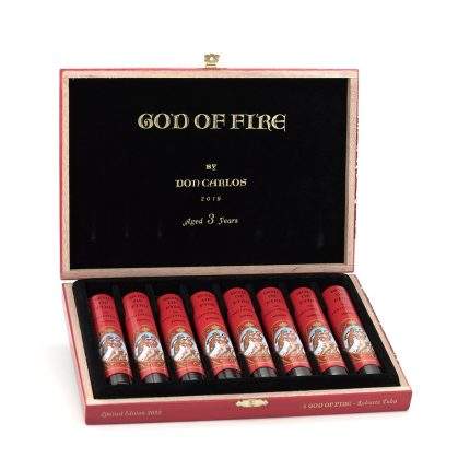 火神 唐·卡洛斯 罗伯图 铝管 雪茄, God of Fire Don Carlos Robusto Tubos cigar, 火神唐卡洛斯雪茄, God of Fire Don Carlos cigar, 火神罗伯图铝管