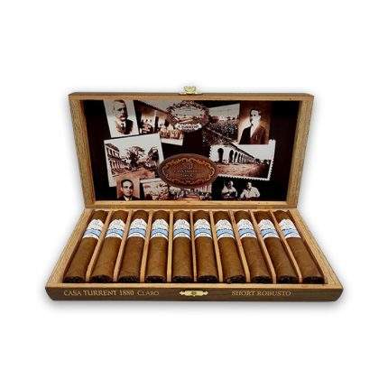卡萨图伦 1880 克拉罗短罗伯图雪茄, Casa Turrent 1880 Claro Short Robusto cigar, 卡萨图伦雪茄, 1880 克拉罗雪茄, 墨西哥陈年雪茄