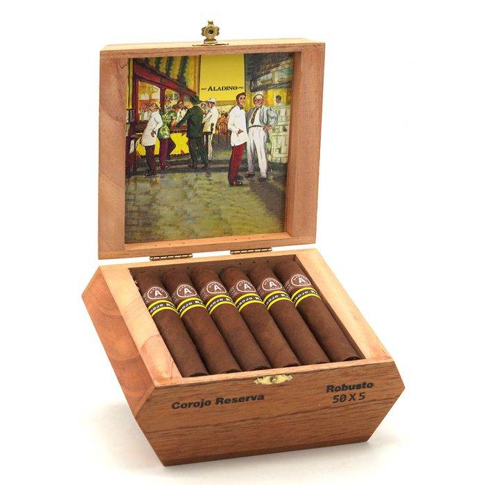 阿拉丁 科罗霍 珍藏 罗伯图 雪茄, Aladino Corojo Reserva Robusto cigar, Aladino Corojo Reserva 雪茄, 阿拉丁科罗霍雪茄, 洪都拉斯科罗霍雪茄