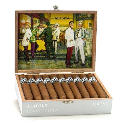 阿拉丁 康涅狄格州 皇后完美 雪茄, Aladino Connecticut Queens Perfecto cigar, Aladino Queens Perfecto, 康涅狄格皇后雪茄, 阿拉丁完美雪茄