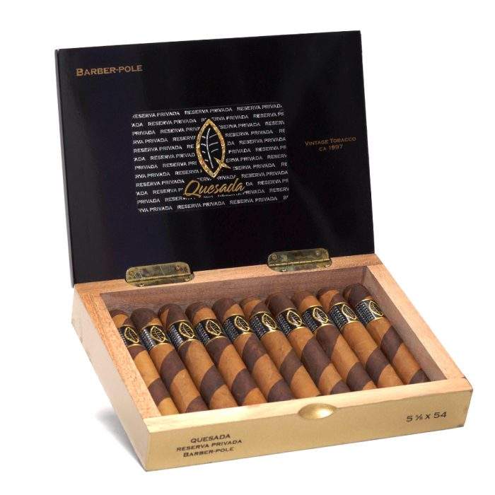 1_d52ymdjkpi3.jpg 克萨达 私人珍藏理发杆 雪茄, Quesada Reserva Privada Barberpole Toro cigar, 克萨达理发杆雪茄, Quesada Barberpole cigar, 双茄衣雪茄