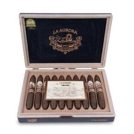 拉．奥罗拉 普罗所罗门2007 陈年雪茄, La Aurora Puro Salomones Vintage 2007 cigar, 拉奥罗拉陈年雪茄, 多米尼加陈年雪茄, 陈年系列雪茄