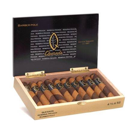 克萨达 私人珍藏理发杆 罗伯图 雪茄, Quesada Reserva Privada Barberpole Robusto cigar, 克萨达理发杆雪茄, 克萨达私人珍藏雪茄, Quesada Barberpole cigar