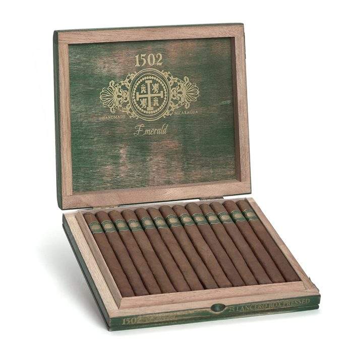 1502 翡翠 长矛 雪茄, 1502 Emerald Lanceros Box Pressed cigar, 1502翡翠雪茄, 1502 Emerald Lanceros, 翡翠长矛雪茄