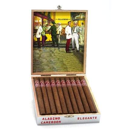 阿拉丁 喀麦隆 优雅 雪茄, Aladino Cameroon Elegante cigar, Aladino Cameroon Elegante, 阿拉丁喀麦隆雪茄, 喀麦隆优雅雪茄