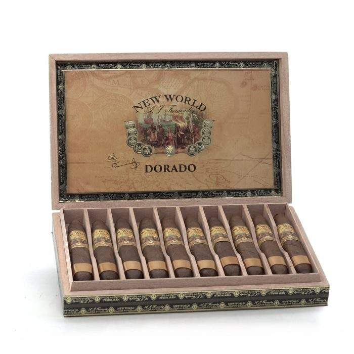 AJ 费尔南德斯 新世界多拉多 双尖鱼雷雪茄, AJ Fernandez New World Dorado Figurado cigar, 新世界多拉多雪茄, Dorado Figurado cigar, AJ Fernandez 雪茄