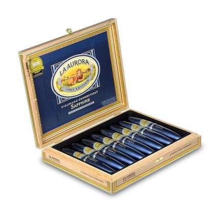 拉．奥罗拉 1903 首选蓝宝石铝管雪茄, La Aurora 1903 Figurado Connecticut Sapphire Tubos cigar, La Aurora 1903 雪茄, 拉．奥罗拉首选蓝宝石铝管, 1903 Figurado 雪茄