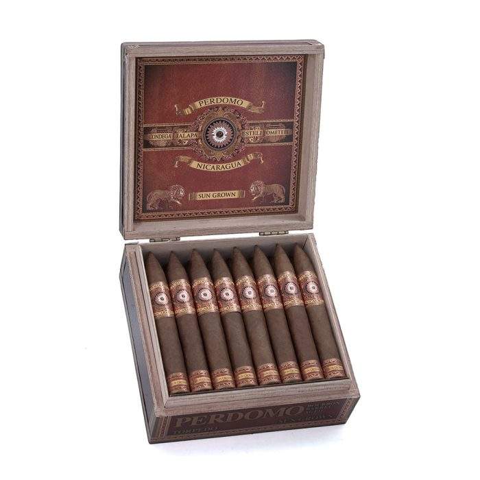 佩尔多莫 尼加拉瓜 波旁酒桶陈酿 日晒 鱼雷 雪茄, Perdomo Nicaragua Bourbon Barrel‐Aged Sun Grown Torpedo cigar, Perdomo 雪茄, 尼加拉瓜 波旁酒桶陈酿 雪茄, 佩尔多莫 鱼雷 雪茄