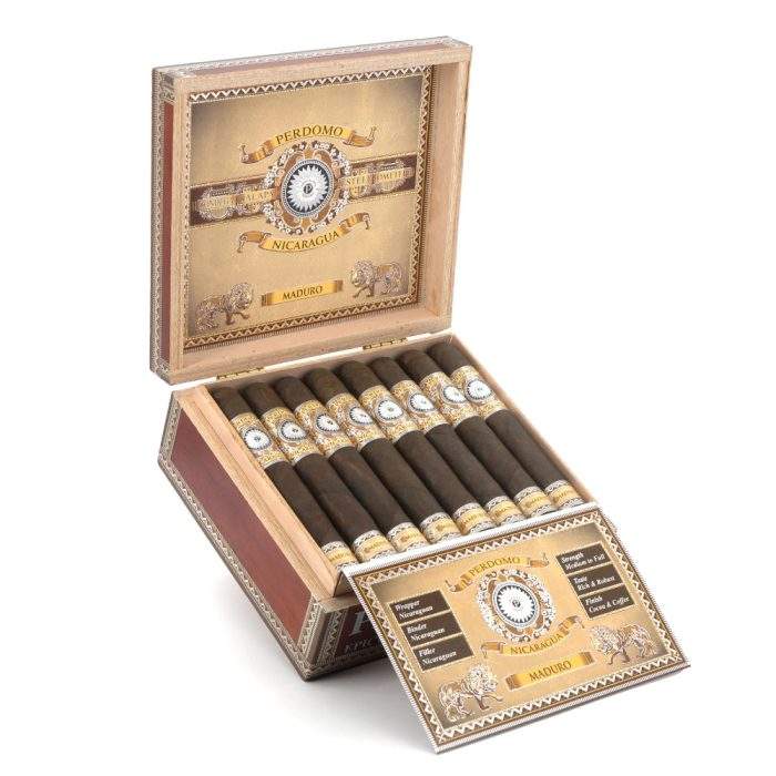 佩尔多莫 尼加拉瓜 波旁酒桶陈酿 马杜罗 逍遥 雪茄, Perdomo Nicaragua Bourbon Barrel‐Aged Maduro Epicure cigar, 佩尔多莫 尼加拉瓜 雪茄, Perdomo Bourbon Barrel Aged cigar, 佩尔多莫 马杜罗 雪茄