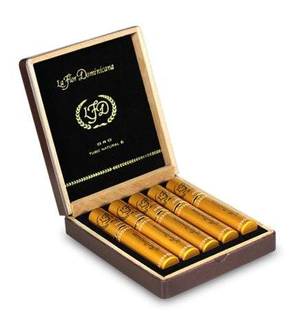 多米尼加之花 黄金铝管6号天然 雪茄, La Flor Dominicana Oro Tubo No.6 Natural cigar, 黄金铝管6号天然雪茄, 多米尼加之花雪茄, Oro Tubo No.6 雪茄