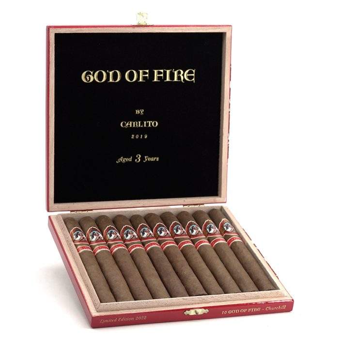 火神 卡利托 丘吉尔 2019 雪茄, God of Fire by Carlito Churchill 2019 cigar, 火神卡利托雪茄, God of Fire Carlito cigar, 火神丘吉尔雪茄