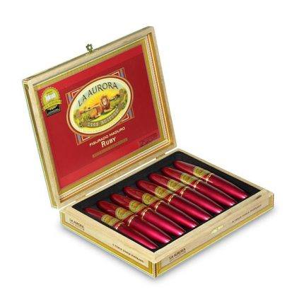 拉·奥罗拉1903 首选红宝石铝管<br>1903 Figurado Maduro Ruby Tubos
