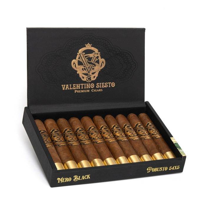 华伦天奴 周年纪念 尼禄黑色 日晒罗伯图 雪茄, Valentino Siesto Anniversary Series Nero Black Robusto Sun Grown cigar, 华伦天奴周年雪茄, Valentino Siesto 雪茄, 尼禄黑色罗伯图