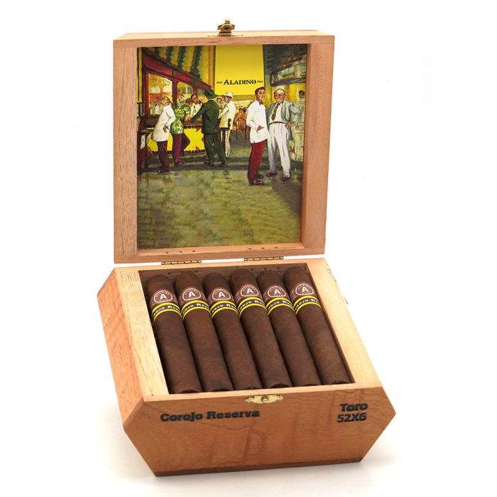 阿拉丁 科罗霍 珍藏 托罗 雪茄, Aladino Corojo Reserva Toro cigar, Aladino Corojo Reserva 雪茄, 阿拉丁科罗霍珍藏雪茄, Aladino Corojo Toro