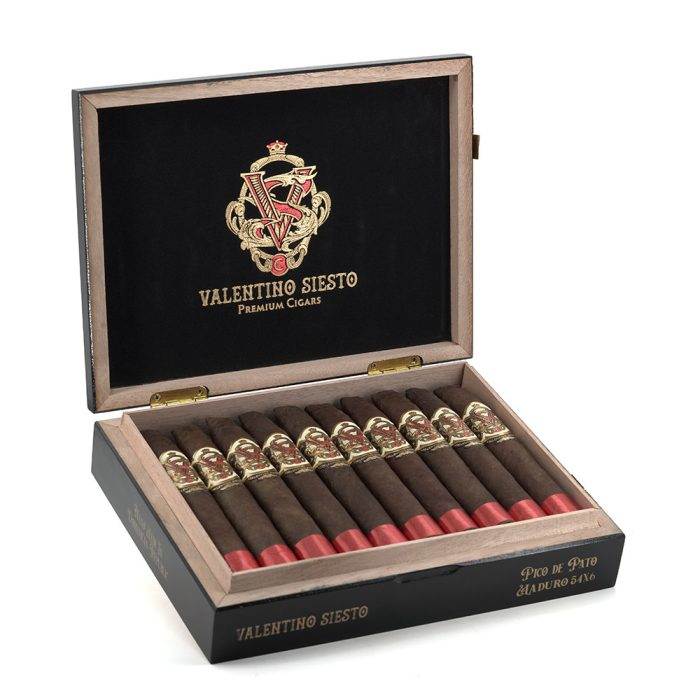 华伦天奴 黑色系列 鸭嘴 雪茄, Valentino Siesto Black Series Pico Pato cigar, 华伦天奴黑色系列雪茄, Valentino Siesto Black Series cigar, 黑色系列鸭嘴雪茄