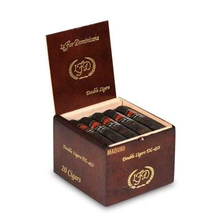 多米尼加之花 双高叶DL452 马杜罗 雪茄, La Flor Dominicana Double Ligero DL452 Maduro cigar, 双高叶DL452 雪茄, 多米尼加之花马杜罗雪茄, Double Ligero Maduro cigar
