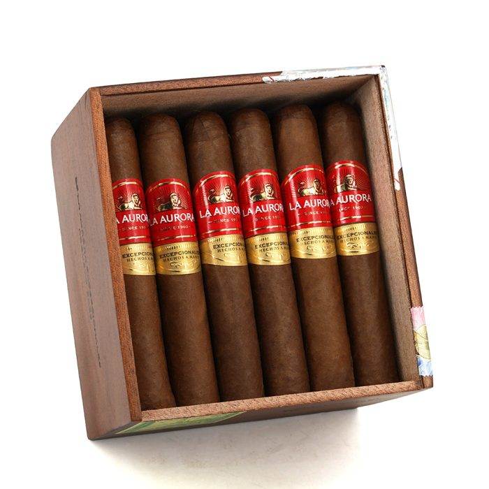 1_tsjnbgjn4ob.jpg 拉.奥罗拉 卓越 罗伯图 雪茄, La Aurora Excepcionales Robusto cigar, 拉奥罗拉卓越雪茄, La Aurora Excepcionales, 多米尼加罗伯图雪茄