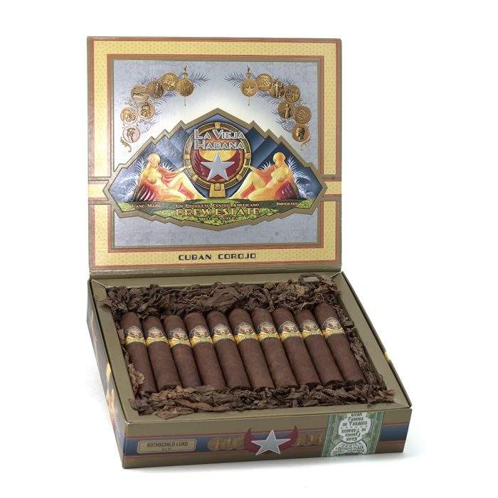 德鲁庄园 老哈瓦那 古巴科罗霍 罗斯柴尔德 奢华 雪茄, La Vieja Habana Cuban Corojo Rothschild Luxo cigar, Drew Estate cigar, 古巴科罗霍雪茄, 尼加拉瓜雪茄
