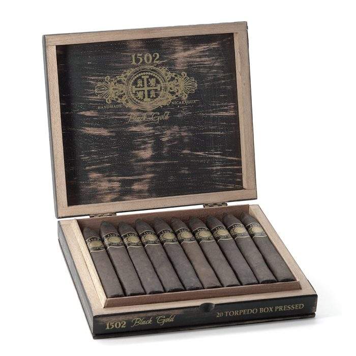 1502 黑金 雪茄, 1502 Black Gold Torpedo Box Pressed cigar, 1502 黑金鱼雷雪茄, Black Gold Torpedo 雪茄, 1502 尼加拉瓜雪茄