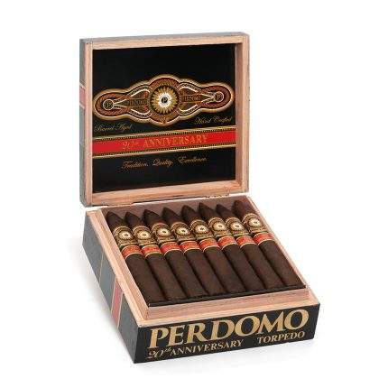 佩尔多莫 20周年马杜罗鱼雷雪茄, Perdomo 20th Anniversary Maduro Torpedo cigar, Perdomo 20周年雪茄, 佩尔多莫马杜罗鱼雷, 20周年纪念雪茄