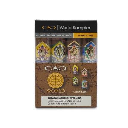 CAO 四国系列雪茄包, CAO World Sampler cigar, CAO四国雪茄, 四国系列雪茄, World Sampler雪茄