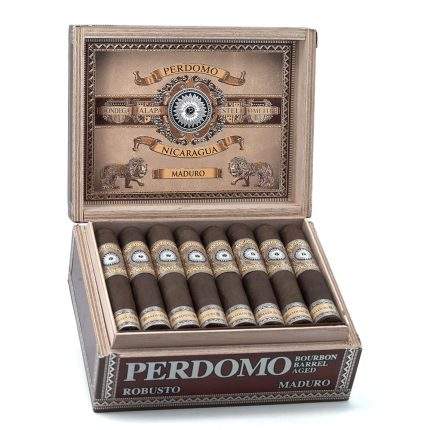 佩尔多莫 尼加拉瓜 波旁酒桶陈酿 马杜罗 罗伯图 雪茄, Perdomo Nicaragua Bourbon Barrel-Aged Maduro Robusto cigar, 佩尔多莫波旁酒桶陈酿雪茄, Perdomo Bourbon Barrel-Aged cigar, 尼加拉瓜马杜罗雪茄
