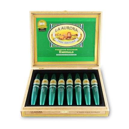 拉．奥罗拉 拉·奥罗拉1903 厄瓜多尔翡翠铝管 雪茄, La Aurora 1903 Figurado Ecuador Emerald Tubos cigar, La Aurora 1903雪茄, 厄瓜多尔翡翠铝管雪茄, Figurado Ecuador雪茄