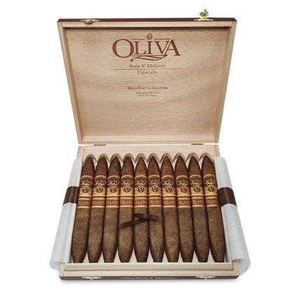奥利瓦 V系列米拉尼奥双尖鱼雷 雪茄, Oliva Serie V Melanio Figurado cigar, V系列米拉尼奥雪茄, Oliva Melanio Figurado, 双尖鱼雷雪茄