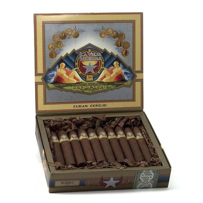 德鲁庄园 老哈瓦那 古巴科罗霍 全国庆典 雪茄, La Vieja Habana Cuban Corojo Celebrational National cigar, 德鲁庄园老哈瓦那雪茄, 古巴科罗霍雪茄, 尼加拉瓜混合雪茄